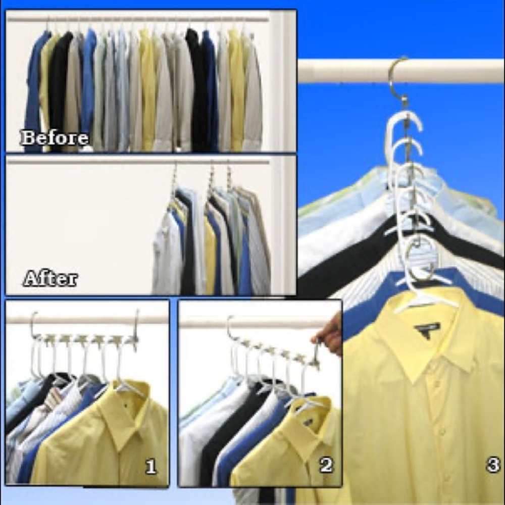🛍BRAND NEW🎁Heavy-Duty 5PACK Space Saving Hangers